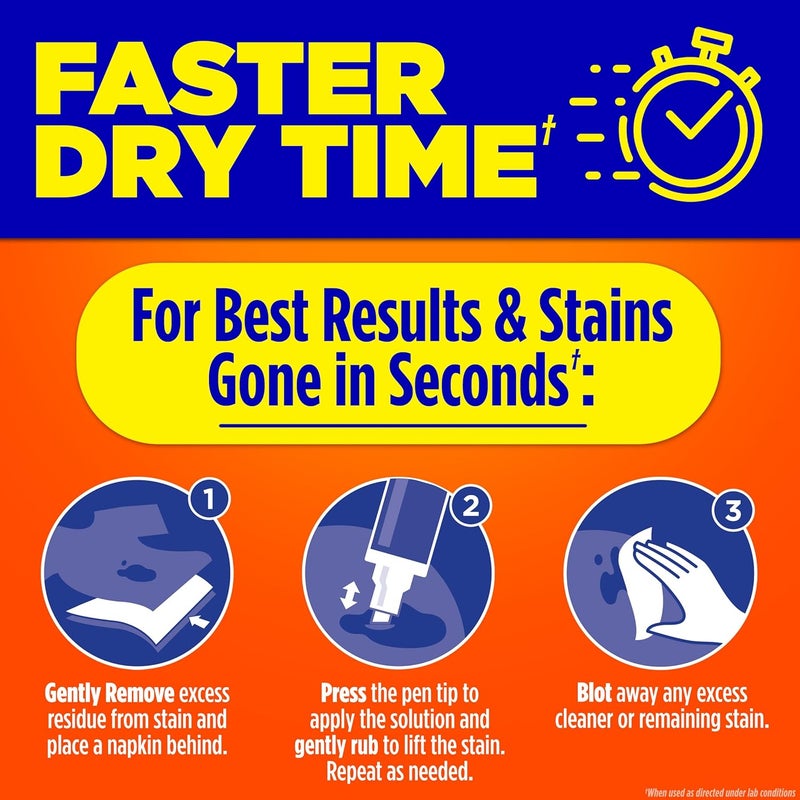 Tide مزيل البقع للملابس، قلم محمول، مزيل بقع فوري للملابس، بحجم السفر والجيب، 1 قطعة - Image 2